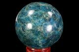 Bright Blue Apatite Sphere - Madagascar #83073-1